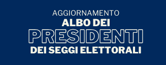Aggiornamento Albo delle persone idonee all'ufficio di Presidenti di Seggio Elettorale Tutti gli elettori ed elettrici del Comune che desiderano essere iscritti nell'albo delle persone idonee all'ufficio di presidente di seggio elettorale, istituito presso la cancelleria della corte di appello, dovranno presentare domanda al sottoscritto..